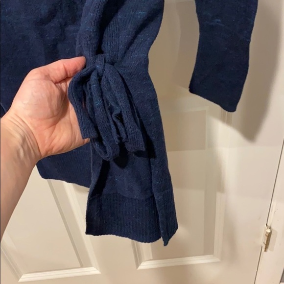 Nordstrom Oversized Merino Wool Side Tie Tunic Sweater - Picture 6 of 11